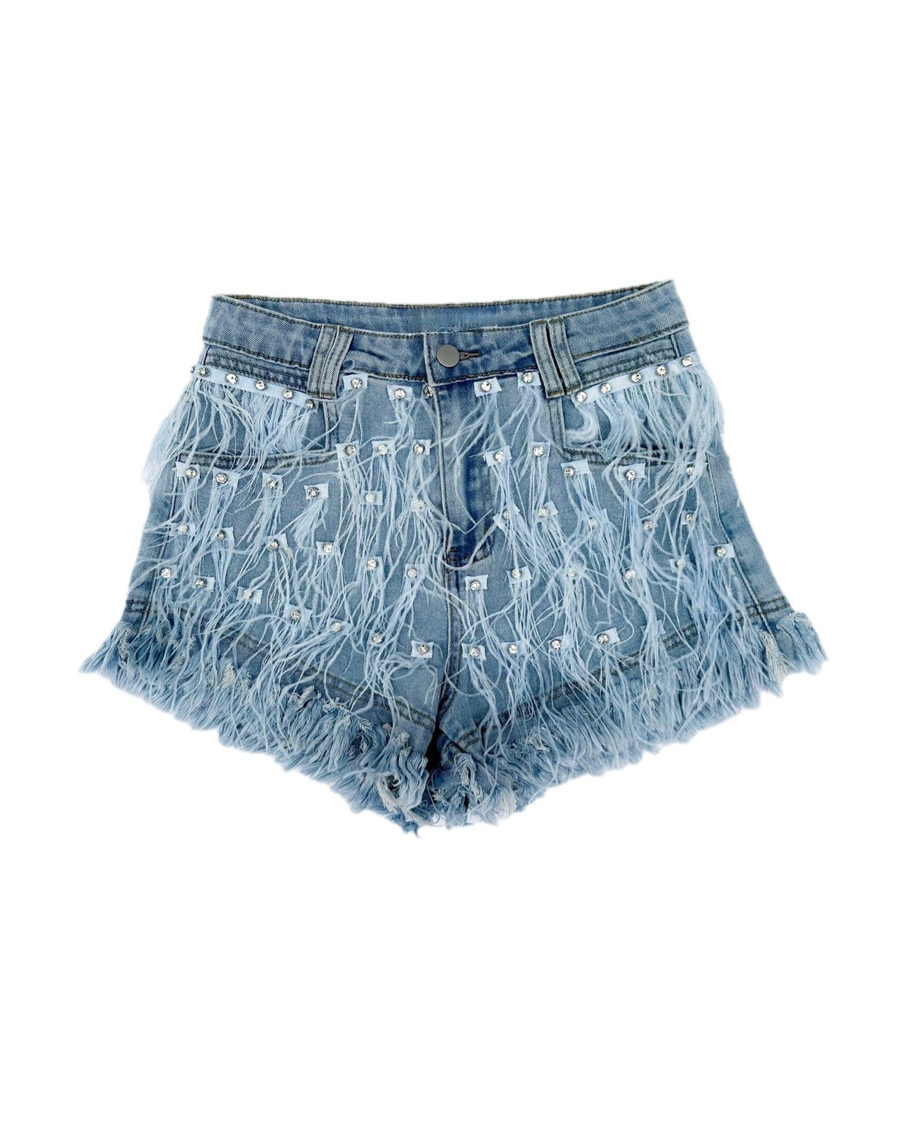 Angel Aura Denim Shorts