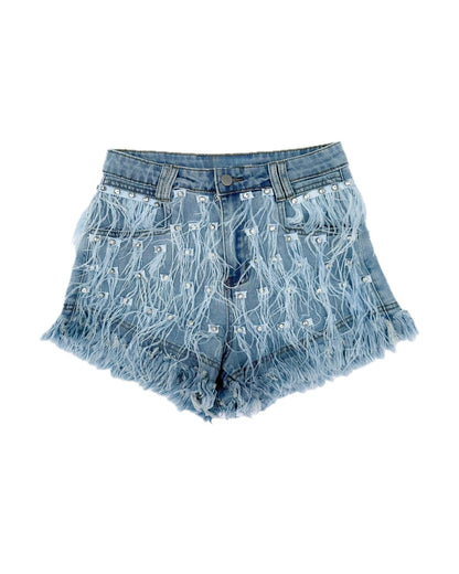 Angel Aura Denim Shorts