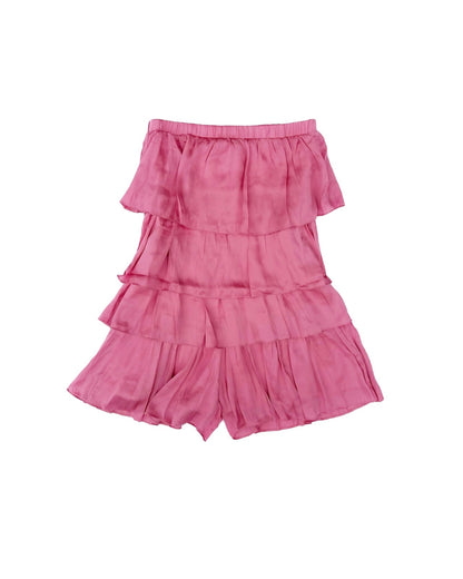 Rosé Ruffle  Romper