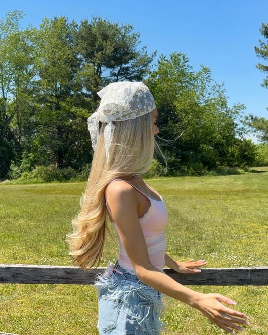 Coquette Veil Lace Headband