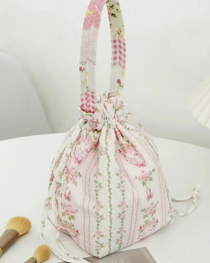 Daisy Drawstring Bag